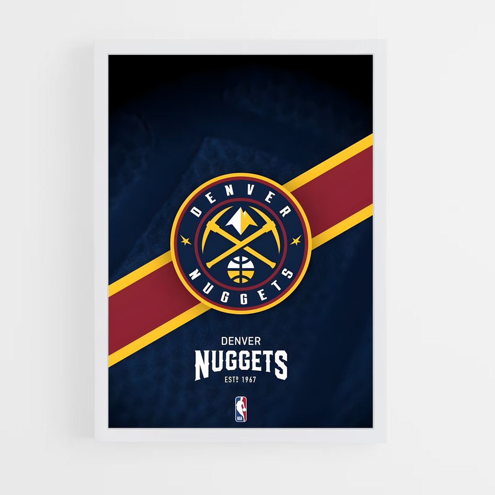 Poster Denver nuggets – affiche Basketball (vue 3)